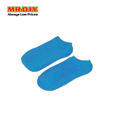 (MR.DIY) Unisex Adult Invisible Low Cut Cotton Socks - Blue - Color Series