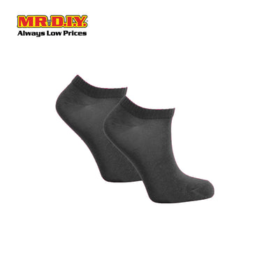 (MR.DIY) Unisex Adult Ankle Casual Cotton Socks - Black - Color Series