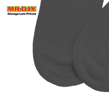 (MR.DIY) Unisex Adult Ankle Casual Cotton Socks - Black - Color Series