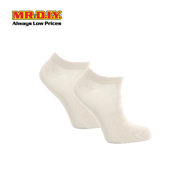(MR.DIY) Unisex Adult Ankle Casual Cotton Socks - Off White - Color Series
