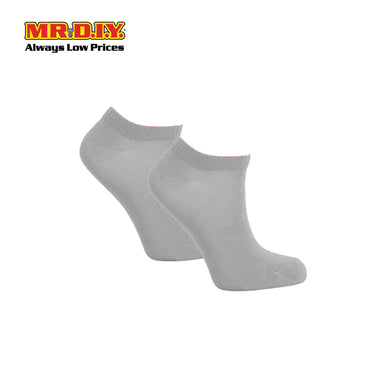 (MR.DIY) Unisex Adult Ankle Casual Cotton Socks - Grey - Color Series
