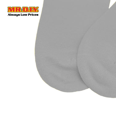 (MR.DIY) Unisex Adult Ankle Casual Cotton Socks - Grey - Color Series