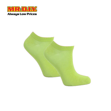 (MR.DIY) Unisex Adult Ankle Casual Cotton Socks - Light Green - Color Series