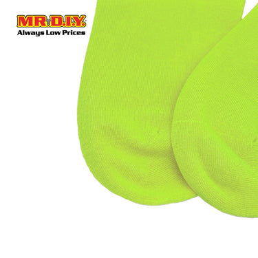 (MR.DIY) Unisex Adult Ankle Casual Cotton Socks - Light Green - Color Series