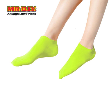 (MR.DIY) Unisex Adult Ankle Casual Cotton Socks - Light Green - Color Series