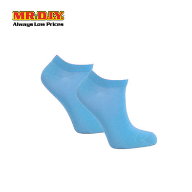(MR.DIY) Unisex Adult Ankle Casual Cotton Socks - Light Blue - Color Series