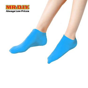 (MR.DIY) Unisex Adult Ankle Casual Cotton Socks - Light Blue - Color Series