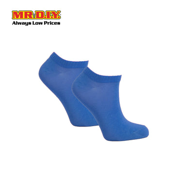 (MR.DIY) Unisex Adult Ankle Casual Cotton Socks - Blue - Color Series