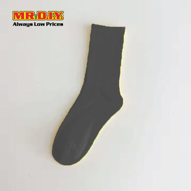 (MR.DIY) Unisex 5-8 Years Ankle Kid Cotton Socks - Black - Color Series