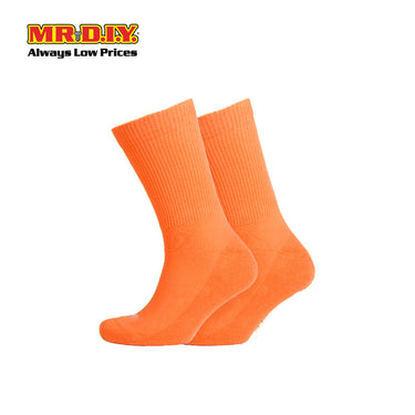 (MR.DIY) Unisex 5-8 Years Ankle Kid Cotton Socks - Orange - Color Series
