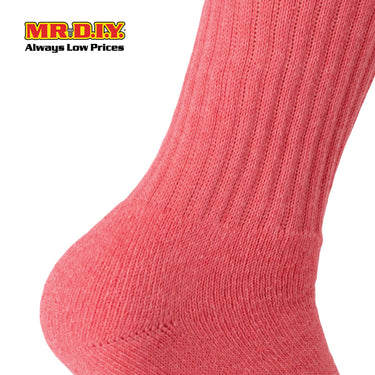 (MR.DIY) Unisex 5-8 Years Ankle Kid Cotton Socks - Light Pink - Color Series