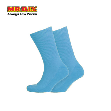 (MR.DIY) Unisex 5-8 Years Ankle Kid Cotton Socks - Light Blue - Color Series