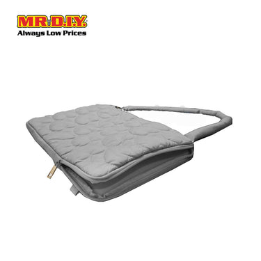 (MR.DIY) Heart Briefcase Office Laptop bag  - GREY - Color Series