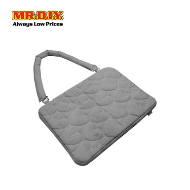 (MR.DIY) Heart Briefcase Office Laptop bag  - GREY - Color Series