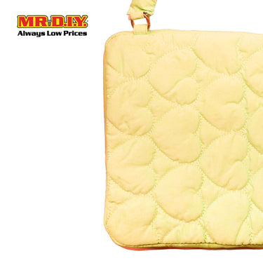(MR.DIY) Heart Briefcase Office Laptop bag  - YELLOW - Color Series