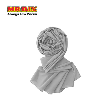 (MR. DIY) Basic Chiffon Scarf (45inch) - Grey - Color Series