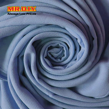 (MR. DIY) Basic Chiffon Scarf (45inch) - Light Blue - Color Series