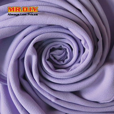 (MR. DIY) Basic Chiffon Scarf (45inch) - Purple - Color Series