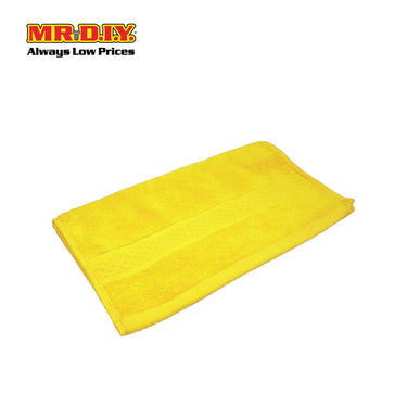 (MR.DIY) Absorbent Soft Cotton Hand Towel (35x75cm) - Yellow - Color Series