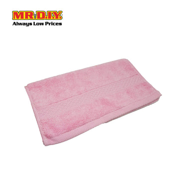 (MR.DIY) Absorbent Soft Cotton Hand Towel (35x75cm) - Light Pink - Color Series