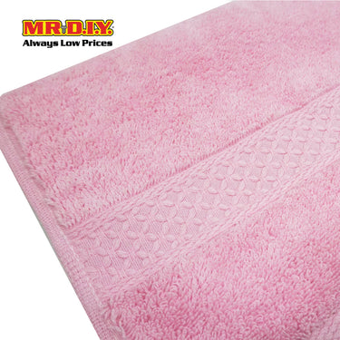 (MR.DIY) Absorbent Soft Cotton Hand Towel (35x75cm) - Light Pink - Color Series