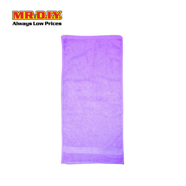 (MR.DIY) Absorbent Soft Cotton Hand Towel (35x75cm) - Purple - Color Series