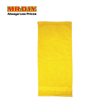 (MR.DIY) Absorbent Premium Cotton Bath Towel (70cmx140cm) - Yellow - Color Series