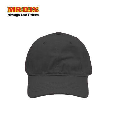 (MR.DIY) Adjustable Cotton Snapback Cap - BLACK - Color Series