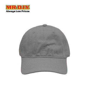 (MR.DIY) Adjustable Cotton Snapback Cap - GREY - Color Series
