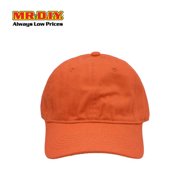 (MR.DIY) Adjustable Cotton Snapback Cap - ORANGE - Color Series