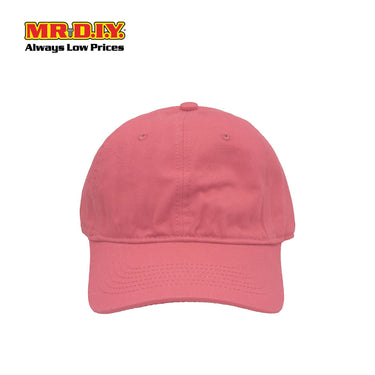 (MR.DIY) Adjustable Cotton Snapback Cap - LIGHT PINK - Color Series
