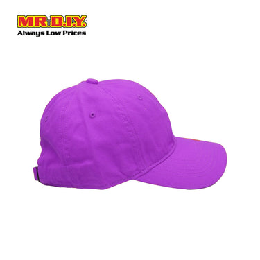 (MR.DIY) Adjustable Cotton Snapback Cap - PURPLE - Color Series