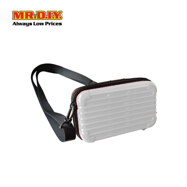 (MR.DIY) Hardcase Shoulder Bag with Strap - OFF WHITE - Color Series
