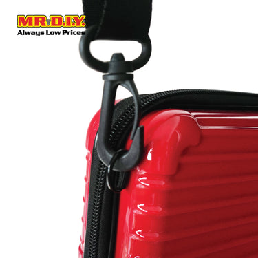 (MR.DIY) Hardcase Shoulder Bag with Strap - RED - Color Series