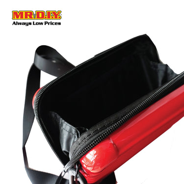 (MR.DIY) Hardcase Shoulder Bag with Strap - RED - Color Series