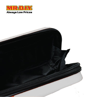 (MR.DIY) Geometric Hardcase Shoulder Bag with Strap - OFF WHITE - Color Series