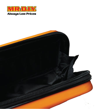 (MR.DIY) Geometric Hardcase Shoulder Bag with Strap - ORANGE - Color Series