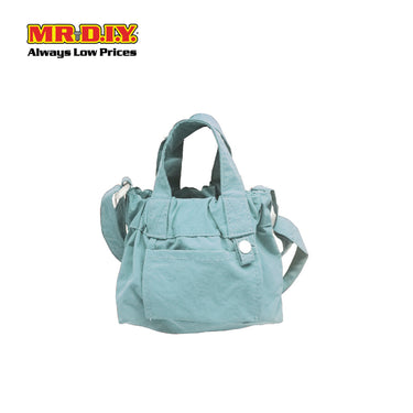 (MR.DIY) Dumpling Bag with adjustable strap (L15cm x W12cm x H9cm) - Light Blue - Color Series