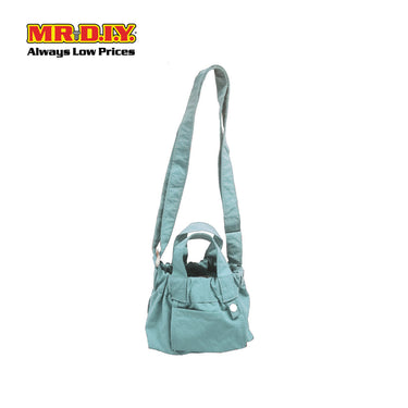 (MR.DIY) Dumpling Bag with adjustable strap (L15cm x W12cm x H9cm) - Light Blue - Color Series