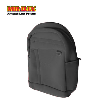 (MR.DIY) Plain Casual Shoulder Backpack  - BLACK - Color Series