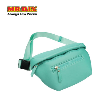 (MR.DIY) Essential Neoprene Waist Bag with adjustable strap (L27cm x W18cm x H3cm) - Light Green - Color Series
