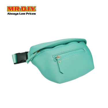 (MR.DIY) Essential Neoprene Waist Bag with adjustable strap (L27cm x W18cm x H3cm) - Light Green - Color Series