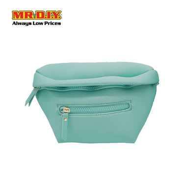 (MR.DIY) Essential Neoprene Waist Bag with adjustable strap (L27cm x W18cm x H3cm) - Green - Color Series