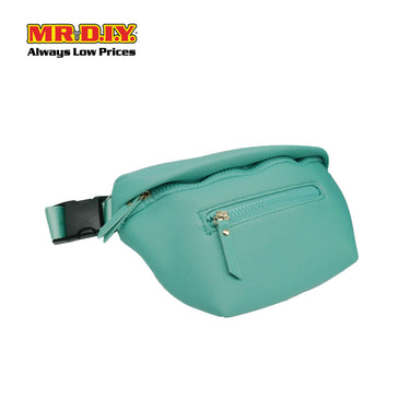 (MR.DIY) Essential Neoprene Waist Bag with adjustable strap (L27cm x W18cm x H3cm) - Green - Color Series