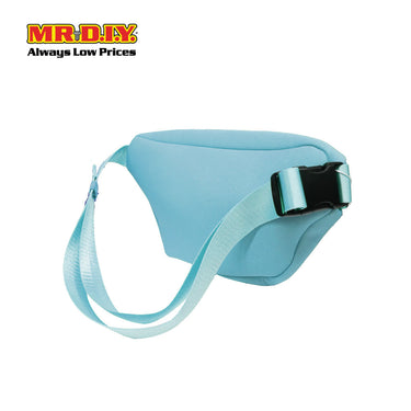 (MR.DIY) Essential Neoprene Waist Bag with adjustable strap (L27cm x W18cm x H3cm) - Light Blue - Color Series