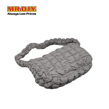 (MR. DIY) Quilted Puffer Crossbody Sling Bag -  GREY - Color Series