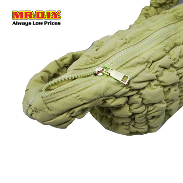 (MR. DIY) Quilted Puffer Crossbody Sling Bag -  YELLOW - Color Series