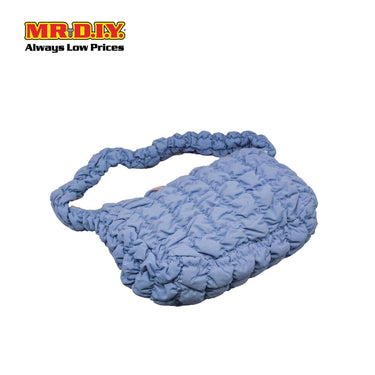 (MR. DIY) Quilted Puffer Crossbody Sling Bag -  BLUE - Color Series