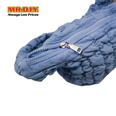 (MR. DIY) Quilted Puffer Crossbody Sling Bag -  BLUE - Color Series