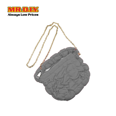 (MR. DIY) Mini Micro Bag with Strap Chain -  GREY - Color Series